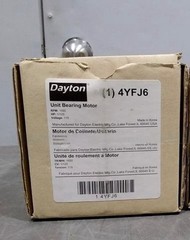 NEW Dayton 4YFJ6 Unit Bearing Motor 115V 1550 RPM 1/125 HP