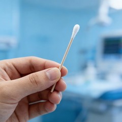 1000pcs Cotton Tipped Applicators 3″（7.6cm）Wooden Swabs Medical Disposable Clean