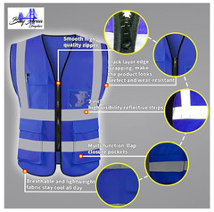 DELIVERY Reflective Safety Vest for Drivers & Couriers – Hi Vis Work Vest S-2XL