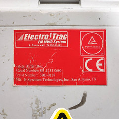 Electro Trac 103-1233-0600 Safety Barrier Box USED.