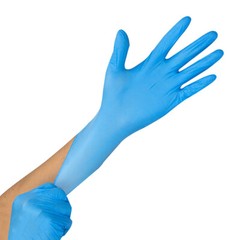 BLUE Nitrile Exam Gloves Latex & Powder Free [M, L Size] 100/500 /1000PCS