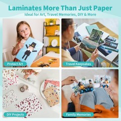 Letter Size Laminating Sheets, 8.5 x 11 Inches, Ultra Clear