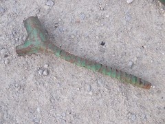 Oliver John Deere JD grain drill planter seed shoot w/ steel hose