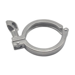 HFS(R) 2.5″ Sanitary Tri Clamp, Single Pin Heavy Duty Tri Clover for Ferrule TC