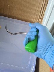 PAIR LEFT – RIGHT HAND 5 1/2″ Meat Hook BARR BROS T326 PRHO -PLHO OFFSET GREEN
