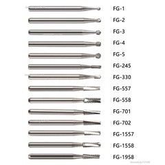 Dental FG Burs High Speed Handpiece Round Friction Grip Tungsten Carbide Steel