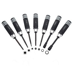 7PCS Hex Screw Driver Set – H1.5, 2.0, 2.5mm Hex, 4.0, 5.5mm Spanner, 0#, 1# …