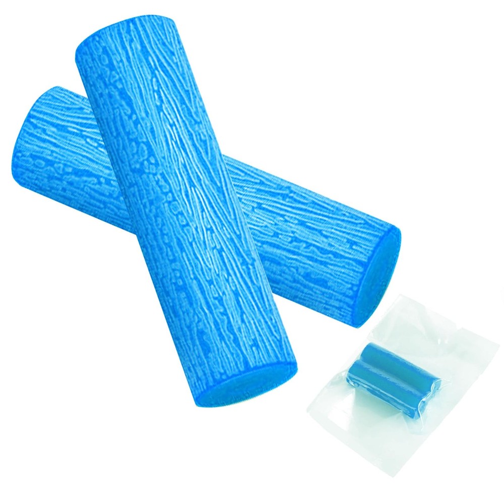 LA MIERE Aligner Chewies for Invisalign, 2PCS Food Grade Silicone 2P, Blue