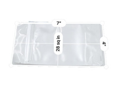 400 2oz Silver Foil Stand Up Pouches SUZP Easy Tear Mylar Bags Food Packaging