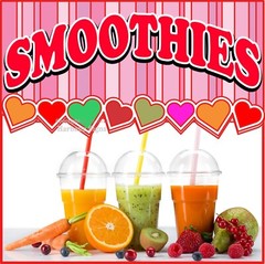 Smoothies DECAL (Choose Size) Snack Concession Fair Food Truck Sticker S