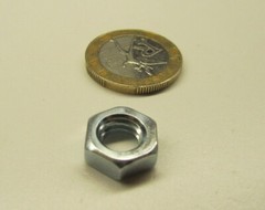 Zinc Plate Steel Grade 2 Hex Nut, RH 5/16″-18 x 3/16″ Height x 1/2″ W 300 Pcs