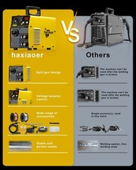 MIG Welder 160A, 4-in-1 MIG/Lift TIG/Stick/Flux Core Welding Machine Gasless