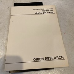 Orion Research Model 211 Digital PH Meter With Prob, a power adapter+Carry Case+