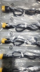 *LOT OF 6* AP8702S-NA LOCKING POWER CORD KIT 0.6M Rack Power Cord