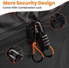 15/20 Cubic Feet Car Roof Bag Waterproof Rooftop Cargo Carrier w/Lock&Storage Ba