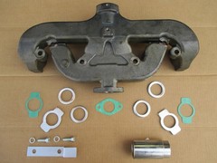 INTAKE EXHAUST MANIFOLD + GASKETS + HARDWARE FOR ALLIS CHALMERS D GRADER D17