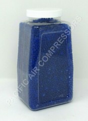 1 QUART, 2 POUNDS SILICA GEL DESICCANT BLUE BEADS, COLOR CHANGE DESICCANT