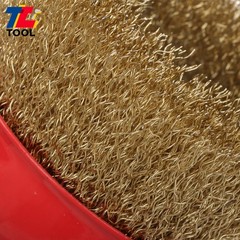 6 Pack Wire Cup Brush 4″ Coarse Crimped Cup Brush for Grinders with 5/8″ Arbor