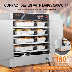 Commercial Food Warmer Countertop Hot Box Warming Cabinet for Restaurant Buffet
