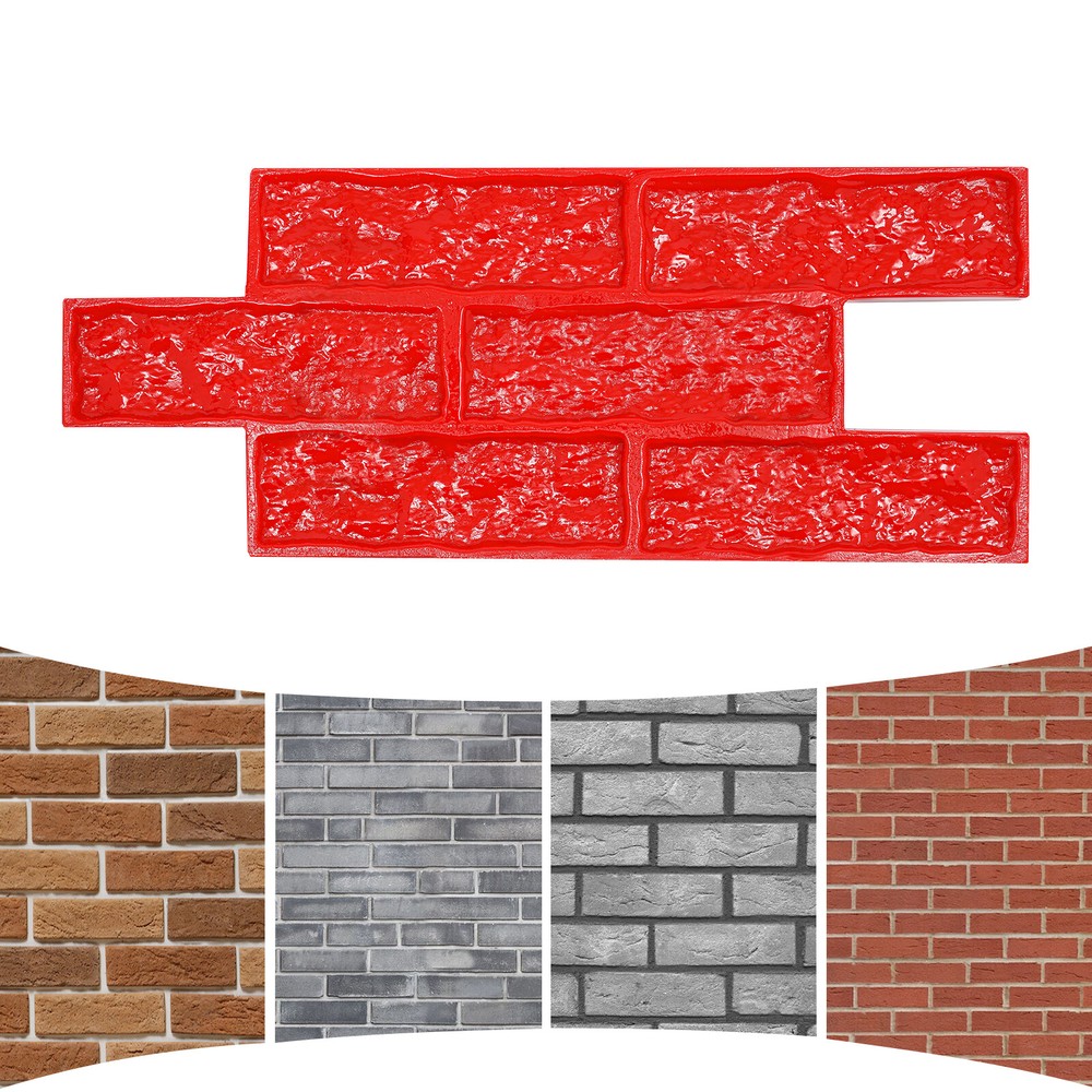 Concrete Wall Formwork Stamp Cement Textured Slate Pad for Concrete Decorative