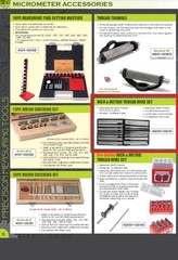 48-Piece Thread Wire Measuring Set for Checking Pitch Diameter Angle
