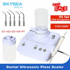 Dental Portable Ultrasonic Piezo Scaler 2*Bottles fit Cavitron EMS Handpiece