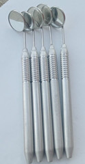 10 PCS Dental Mouth Mirror #5 Unique Hollow Handle Dental Instruments Dentist