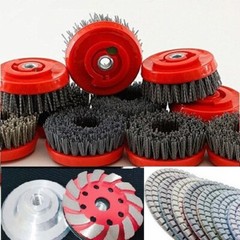 4″ Diamond Tools Kit Granite Marble Concrete Grinding Polishing