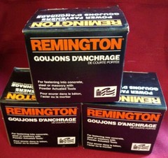 Remington 1″ Top Hat Power Fasteners HT100 Powder Actuated lot of 3 100 per Box