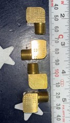 (4) Merit 1/8” Male/Female NPT BRASS STREET ELBOW 1/8” MNPT X 1/8” FNPT 90 STEAM