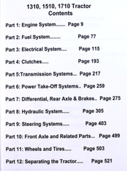 Ford 1310 1510 1710 Compact 1710 Offset Tractor Service Repair Shop Manual Book