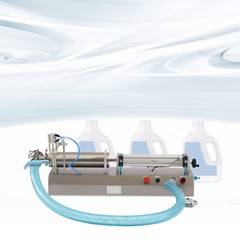Pneumatic Horizontal Liquid Filling Machine Piston Pneumatic Filler 300ml-2500ml