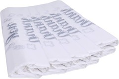 500 Ct Plastic Bags Thank You Reusable Grocery Bag – 13 x 7 x 21 inch, 15 mic…