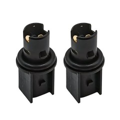 2Pcs Side Marker Light Park Lamp Bulb Socket Connector Plug Pigtail Harness Kit