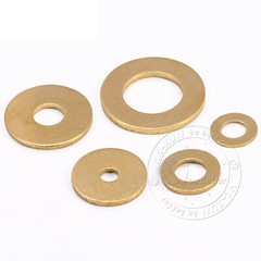 FLAT WASHERS FORM A – BRASS M2 M2.5 M3 M4 M5 M6 M8 M10 M12 M14 M16 M20 M22 M24