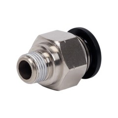 Pneumatic 3/8″ OD Tube x 1/4 NPT Male Connector Air Push to Connect Fitting 5Pcs