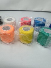 KISEER Self Adhesive Bandage Wrap 10 Rolls 2” x 5 Yards Mixed Colors New