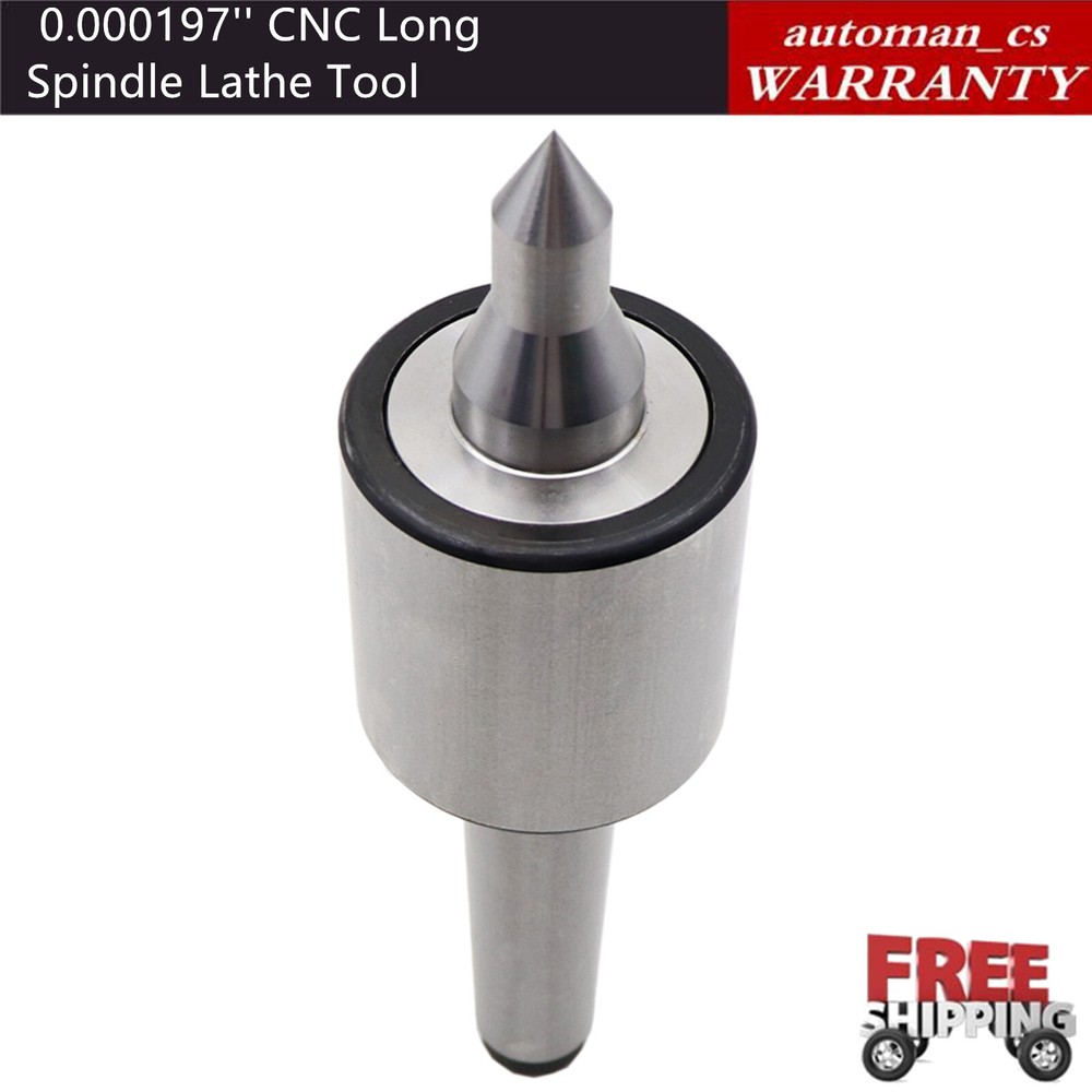 MT2 Live Center For Morse Taper Precision 0.000197” CNC Long Spindle Lathe Tool