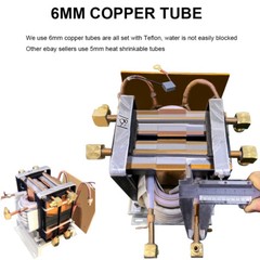 15KW 30-100 KHz 2200 ℃ (3992 ℉) High Frequency Induction Heater Furnace 110V Top