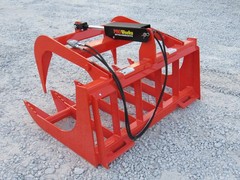 48″ Orange Root Rake Grapple Bucket Attachment Skid Steer Tractor Loader