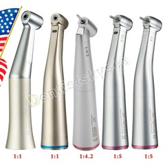 1:1 1:4.2 1:5 Contra Angle Optic Low Speed Handpiece Straight Nosecone Dental
