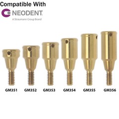 Titanium Dental Overdenture Locator Abutment Fit Multiple Major Implant Systems