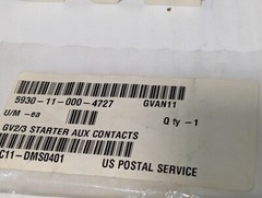 Schneider GVAN11 Starter Auxiliary Contact GV2/3 B600