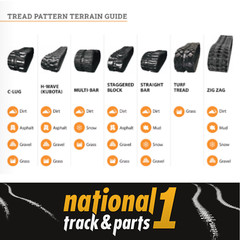 230x72x45 Rubber Track Size fits these listed machine below.