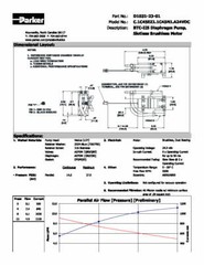Parker/Hargraves Pump C.1C45EZ1.1C45N1.A24VDC, D1031-23-01 24VDC Pump