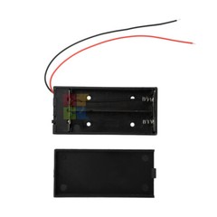 3.7V 2 x18650 Battery Holder Box Storage Case Parallel Battery Holder With Cable
