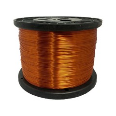 24 AWG Gauge Enameled Copper Magnet Wire 5.0 lbs 3951′ Length 0.0220″ 200C Nat