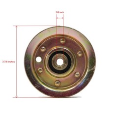(Pack of 2) Flat Idler Pulleys for Stens 280-671, 280671 & Rotary 9376 Lawnmower