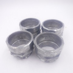 4 Pack 3″ Trade Size Diecast Zinc EMT Concrete Tight Connector 257DC2