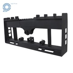 Heavy-Duty Skid Steer Pallet Fork Frame W/Receiver Hitch & Spear Sleeves 2500LBS